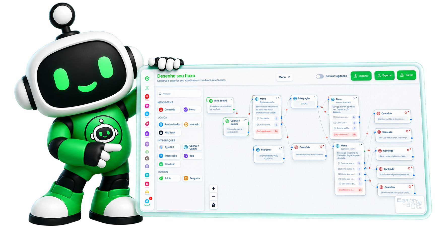 Sonic IA — atendimento inteligente para provedores